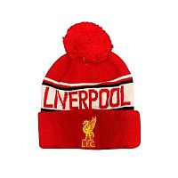 Шапка Liverpool с помпоном красный