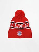 Шапка Bayern Munchen с помпоном красный